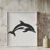 Free Artistic Dolphin - Free SVG Download, Commercial Use