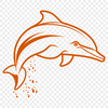 Artistic Dolphin In SVG - Free Digital Download