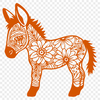 Unique Donkey Clipart