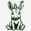 Cute Donkey In PDF - Free Download