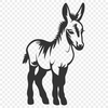 Unique Donkey Illustration PNG - Free Download