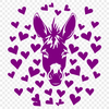 Free Artistic Donkey Illustration