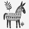 Free Donkey In DXF - Free Digital Download