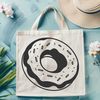 Donut Illustration Clip Art A illustration of a sweet donut as a vector graphic design.