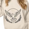 Beautiful Stylized Dove Illustration A stylized vector illustration of a white dove in flight.