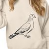 Detailed Dove Clip Art Design A detailed illustration of a dove, suitable for use in various digital designs.