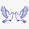 A white bird with a gentle expression, symbolizing peace and serenity.