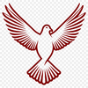 Free Dove Clip Art Vector A detailed, digital illustration of a dove in flight, suitable for vector design projects.