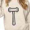 Vector Hammer Tool Illustration A digital illustration of a hammer tool, suitable for vector design projects.