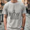 Digital Crown Illustration A digital illustration of a crown in vector format.