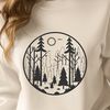 Free SVG Illustration of Trees Illustrative forest landscape with trees and foliage in vector format.