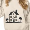 Traditional Gabled Roof Home Illustration Simple vector illustration of a traditional home with a gabled roof.
