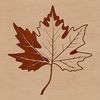 Nature's Beauty: A Detailed Leaf Design A green leaf with veins and edges, suitable for vector design in Illustrator or Procreate.