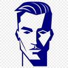 Free Vector Man Icon Design A digital illustration of a man in vector format.