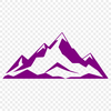 Free Vector Graphic of a Majestic Mountain Range Mountain landscape illustration created as a vector graphic in SVG format.