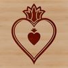 Sacred Heart symbol, vector illustration suitable for digital and offline use