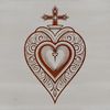 Beautiful Vector Art of the Heart Illustrative representation of the Sacred Heart, designed as a scalable graphic.