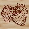A high-quality digital illustration of a strawberry, suitable for various design projects.