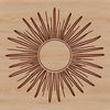 A high-quality vector illustration of the sun symbol, suitable for various design applications.