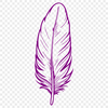 Beautiful Vector Feather Icon A stylized feather icon designed as an editable vector graphic.