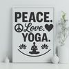 Motivational Yoga Quotes SVG A motivational quote about yoga, set in a modern calligraphic font.