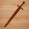 Sword Illustration Vector Graphic A high-quality SVG illustration of a sword, suitable for various uses including graphic design and crafting.