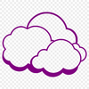 Cloud Vector Art A stylized illustration of a cloud in vector format, suitable for digital and commercial use.