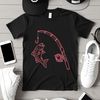 Fishing silhouette SVG template for web design and decals