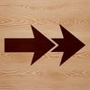 Vector arrow cut file for laser engrave