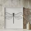 Delicate Dragonfly Design Vector Art An intricate dragonfly design created using vector art techniques.