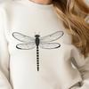 Free SVG Design Template Illustrative dragonfly design in vector format