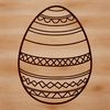 Free Vector Easter Illustration in SVG Format An intricately designed Easter egg illustration in a vector format, suitable for various design applications.