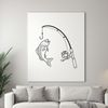 SVG fishing rod for commercial use, free download