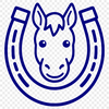 SVG horse shoe vector design for DIY projects and laser cutting