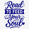 A simple vector illustration of a person reading quotes from a book.