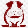 Adorable Guinea Pet Clipart Illustration of a guinea pig as a vector graphic.