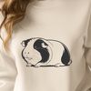 Simple Guinea Pet Icon A high-quality SVG design featuring a cute guinea pig with simple lines and shapes.