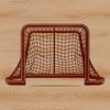 Beautiful Hockey Goal SVG Illustration A high-quality vector illustration of a hockey goal, perfect for graphic designers and crafters.