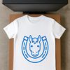 SVG horse shoe for free download and laser engraving