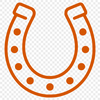 SVG horse shoe vector design for commercial use and laser cutting