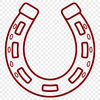 SVG horse shoe vector art for cutting machine
