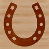 SVG horse shoe vector design for commercial use template