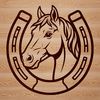 SVG vector horse shoe for commercial use and design projects