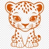 Beautiful Black Spot Pattern Large feline predator with distinctive black spots on a golden coat.