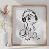 Stylized Reptile Illustration A stylized illustration of a reptile, suitable for various digital designs.