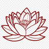 Vibrant Eastern-inspired flower design Illustrative vector design of a lotus flower, often associated with Eastern religions.