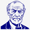 Casual Man Portrait for Design Projects A detailed illustration of a middle-aged man in casual attire, suitable for use in vector design projects.