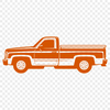 Rugged Vehicle Design A detailed illustration of a pickup truck with its exterior features prominently displayed.
