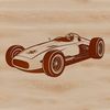 A high-performance racing car with sleek design features, suitable for various digital applications and cutting tools.