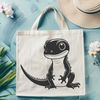 Cute Amphibian Vector A digital illustration of a salamander in vector format, suitable for various design applications.